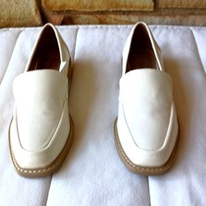 Dolce Vida Women's Leather Cream Loafers_7